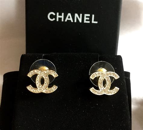 chanel stud earrings price uk|genuine chanel earrings.